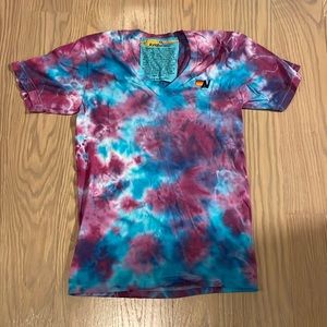Aviator Nation V Neck Tie Dye T-shirt